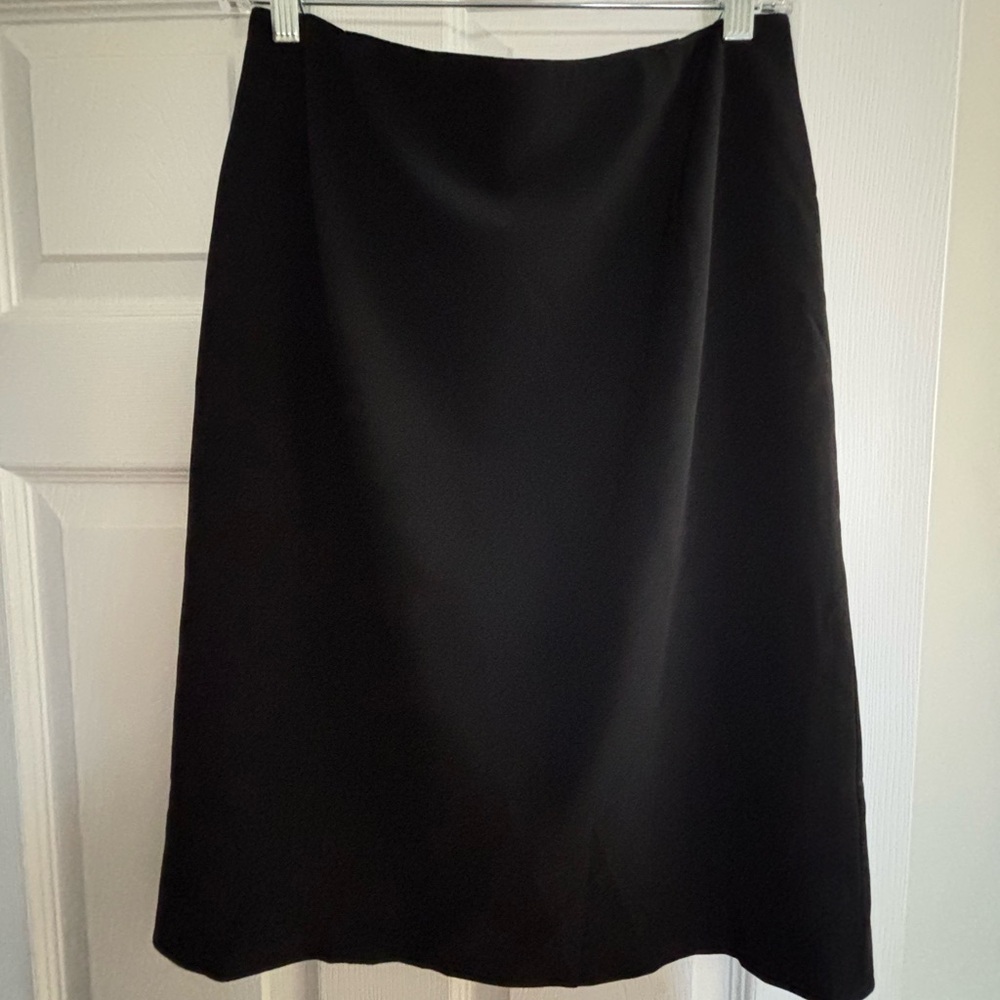Vintage Max Mara black wool pencil skirt size 12 - see measurements